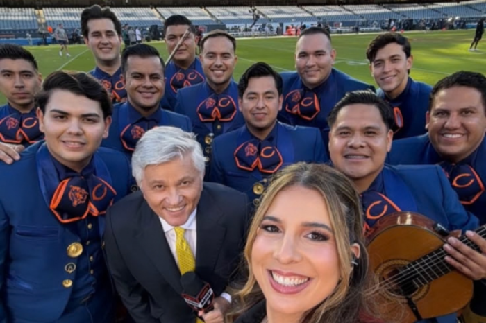 ">El Mariachi Herencia de M&eacute;xico hizo historia en la NFL al convertirse en la primera agrupaci&oacute;n de su g&eacute;nero en interpretar el himno 
